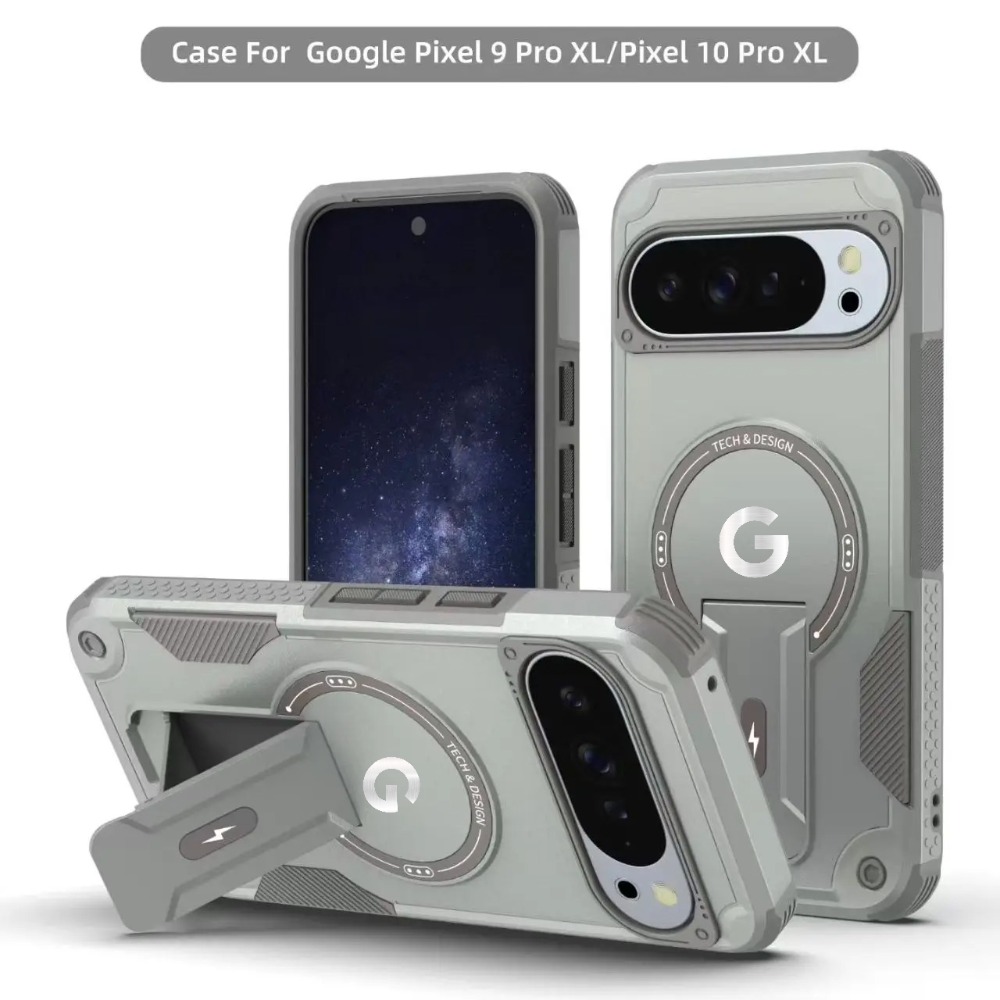 Rugged Armor Case - حافظة هاتف بحامل مغناطيسي متين مضاد