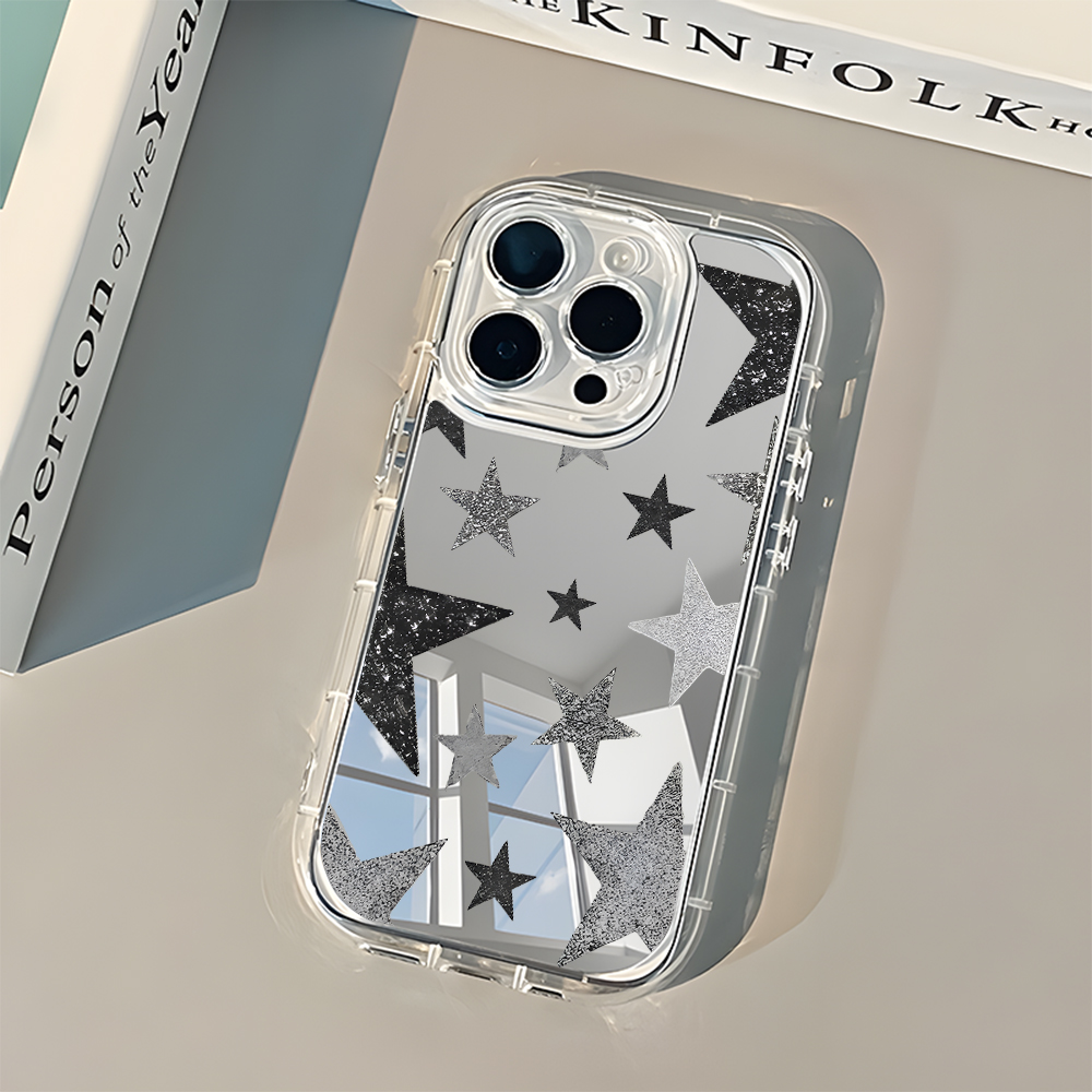 Phone Cases Pinterest - غطاء هاتف بنمط النجمة اللامعة مع
