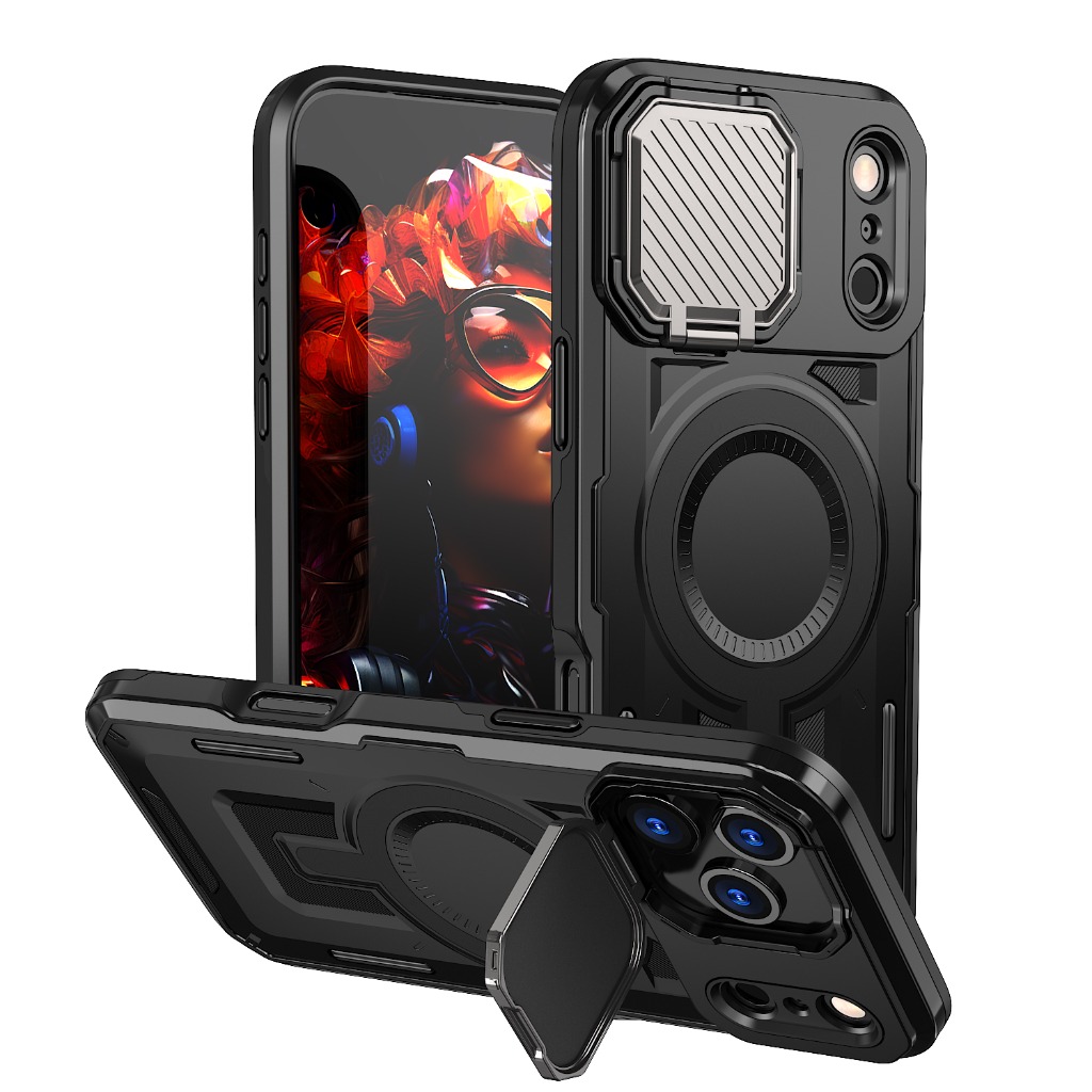 Rugged Armor Case - جراب هاتف مغناطيسي متين مع حماية