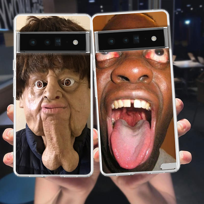 Phone Cases Ugly - غطاء هاتف مضحك بتصميم الرجل القبيح