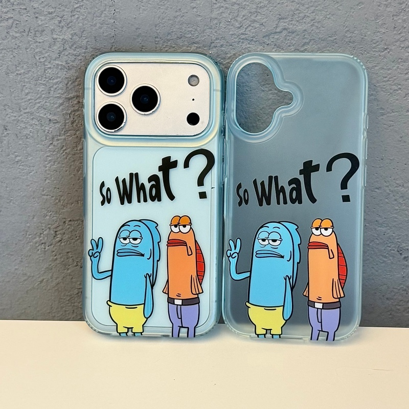 Phone Cases Ugly - جراب هاتف شفاف غير لامع بتصميم