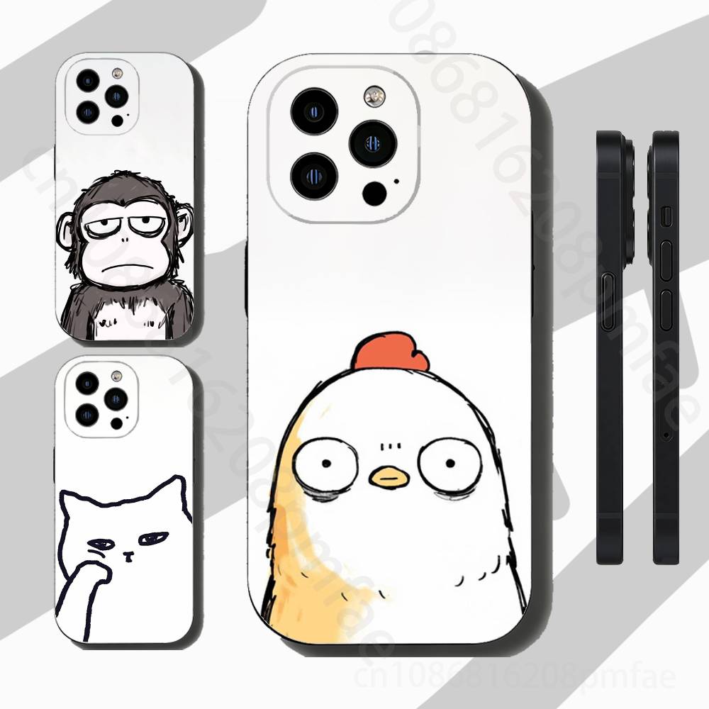 Phone Cases Ugly - غطاء هاتف بتصميم حيوانات لطيفة وغريبة