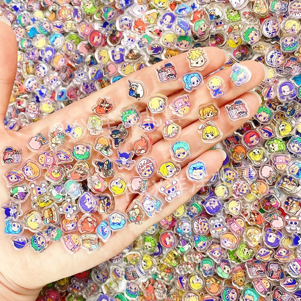 Phone Cases With Charms - 100 قطعة صغيرة من دلايات الأكريليك