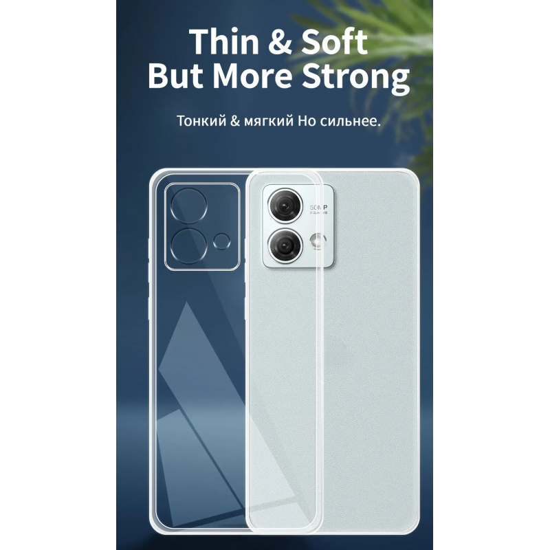 Phone Cases Moto G - غطاء هاتف شفاف ناعم لموتورولا موتو