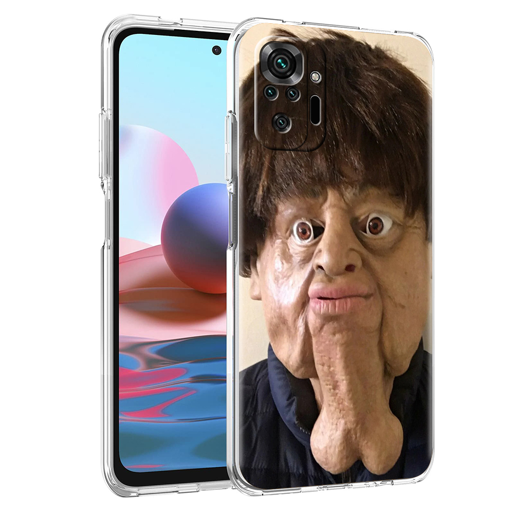 Phone Cases Ugly - غطاء هاتف شفاف مضحك بتصميم رجل
