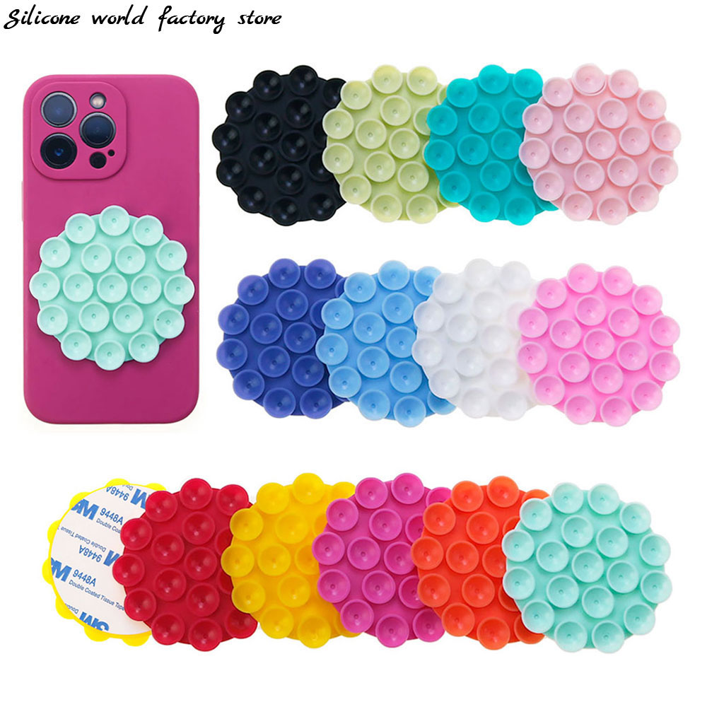 Phone Cases Rubber - سيليكون العالم جولة كوب شفط السيليكون