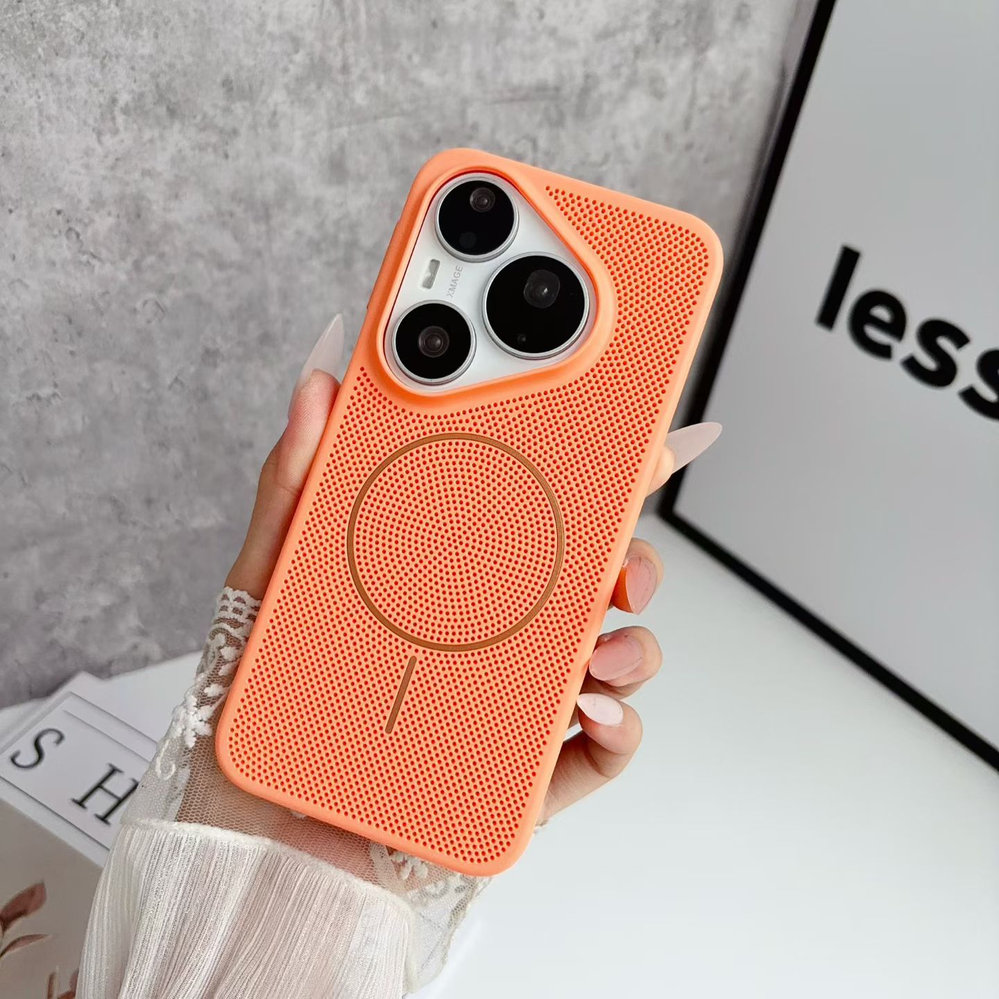 Huawei Pura 70 - غطاء حماية مغناطيسي متوافق مع ماج