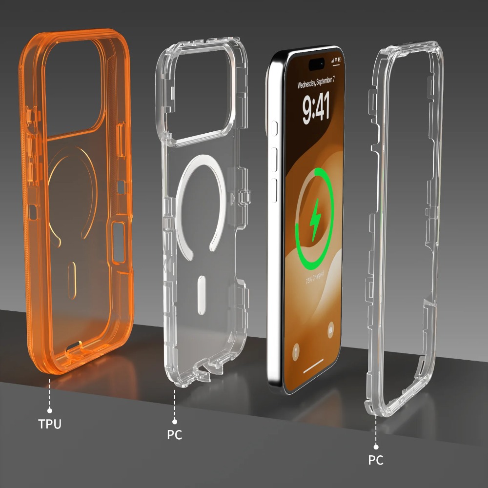 غطاء حماية هجين شفاف مقاوم للص - مراجعة Rugged Armor Case وسعره