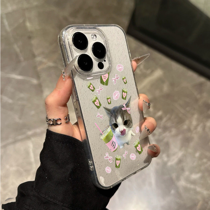 جراب هاتف لطيف بنمط قطة الماتش - مراجعة Phone Cases Pinterest وسعره