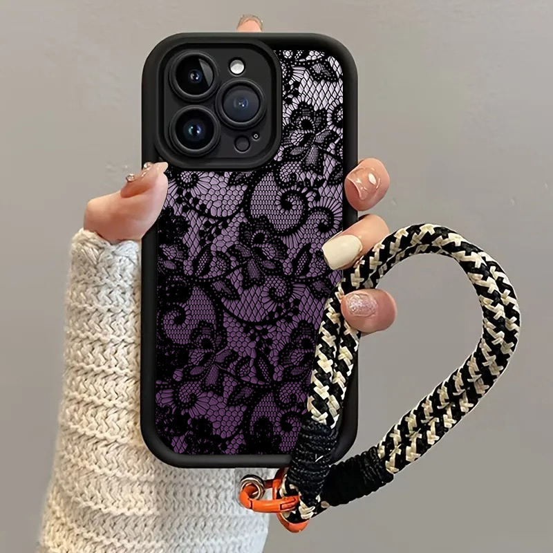 جراب هاتف أسود بنفسجي من الدان - مراجعة Phone Cases With Loop وسعره