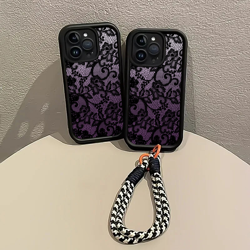 جراب هاتف أسود بنفسجي من الدان - مراجعة Phone Cases With Loop وسعره