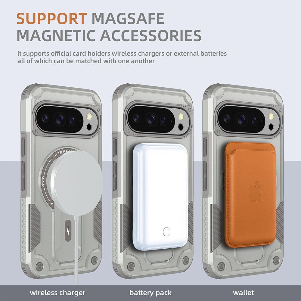 حافظة هاتف بحامل مغناطيسي متين - مراجعة Rugged Armor Case وسعره