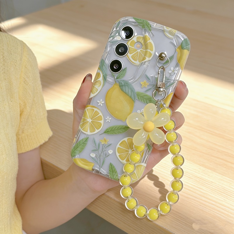 جراب هاتف بتصميم زهرة الليمون  - مراجعة Phone Cases With Charms وسعره
