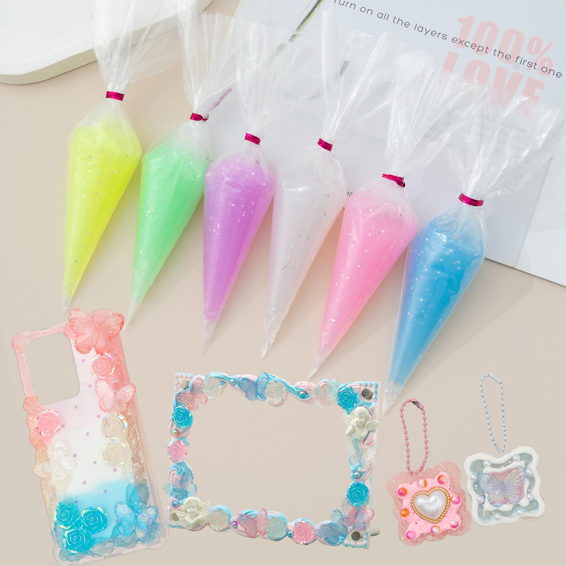 70 جرام من أدوات الديكور الاحت - مراجعة Phone Cases With Charms وسعره