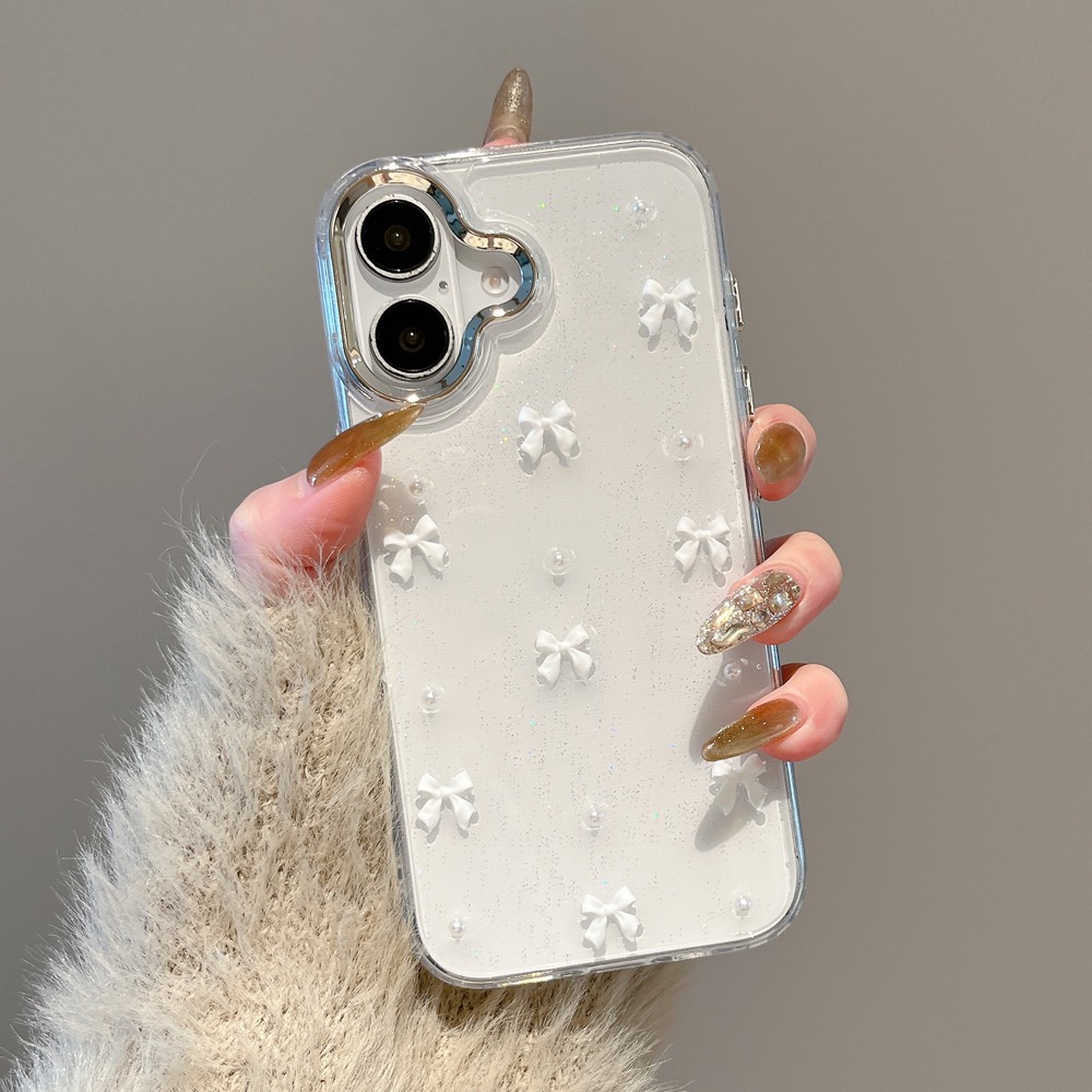 كوريا لطيف الوردي القوس الخرز  - مراجعة Phone Cases Pinterest وسعره