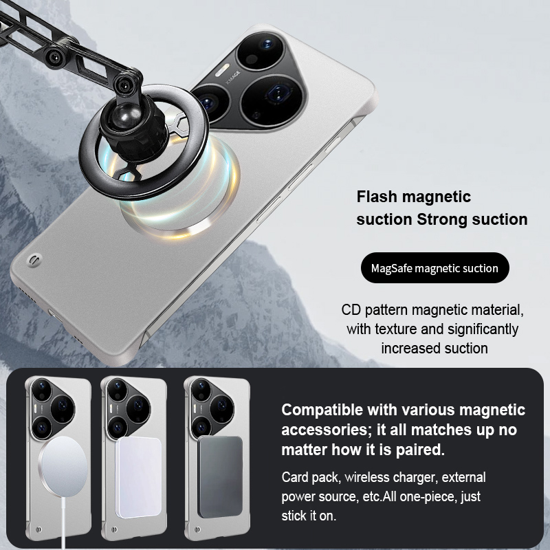 غطاء هاتف مغناطيسي رفيع وأنيق  - مراجعة Huawei Pura 70 وسعره