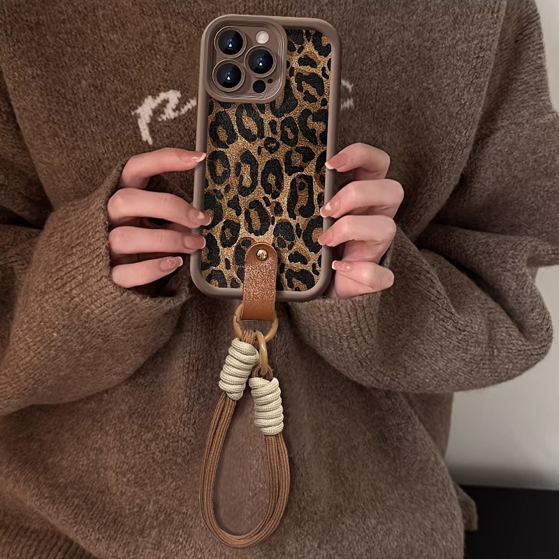 جراب هاتف بتصميم جلد الفهد مع  - مراجعة Phone Cases With Loop وسعره