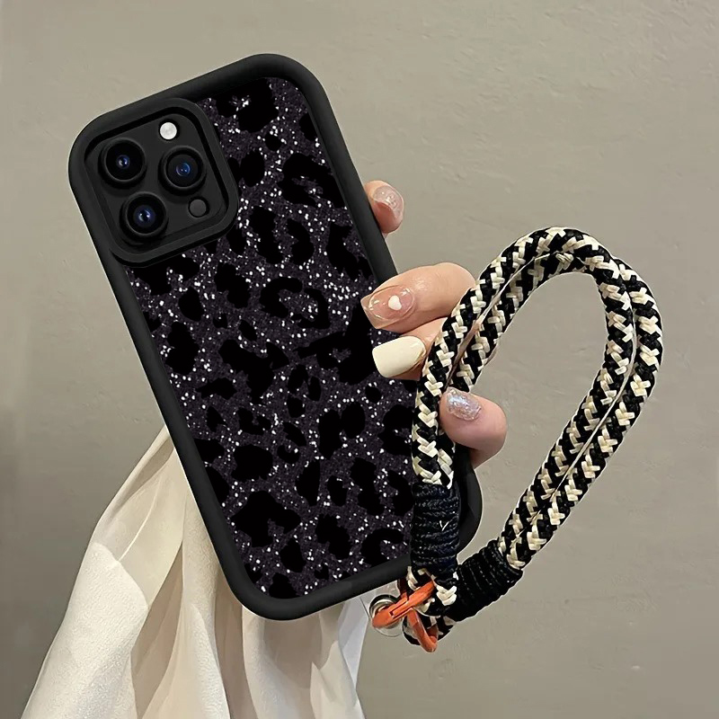 جراب هاتف بتصميم فهد أسود منقط - مراجعة Phone Cases With Loop وسعره