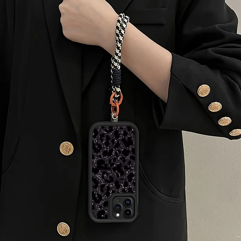 جراب هاتف بتصميم فهد أسود منقط - مراجعة Phone Cases With Loop وسعره