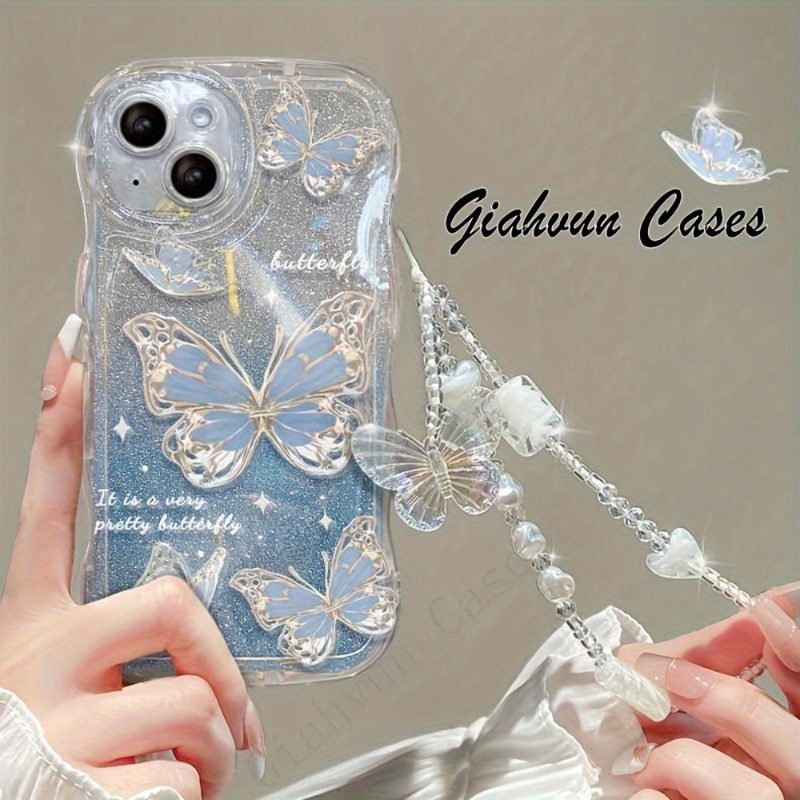 جراب هاتف جديد بنمط فراشة وحوا - مراجعة Phone Cases With Charms وسعره