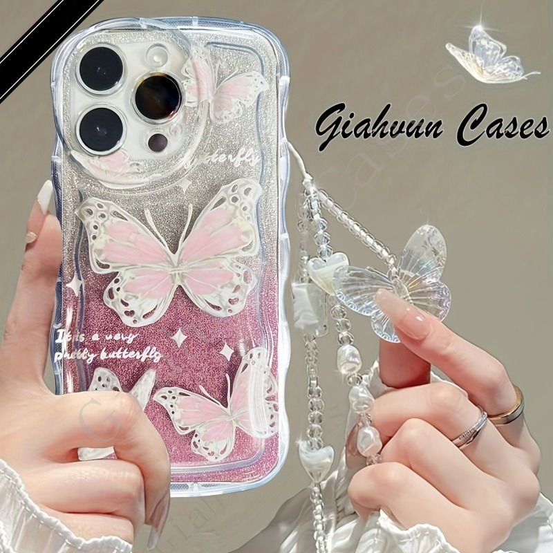 جراب هاتف جديد بنمط فراشة وحوا - مراجعة Phone Cases With Charms وسعره