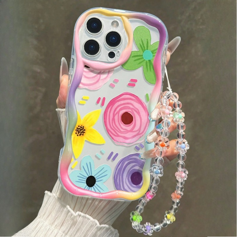 غطاء هاتف بنمط زهور متنوع وملو - مراجعة Phone Cases With Charms وسعره