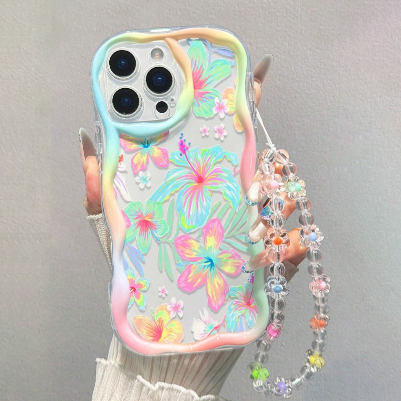 غطاء هاتف بنمط زهور متنوع وملو - مراجعة Phone Cases With Charms وسعره
