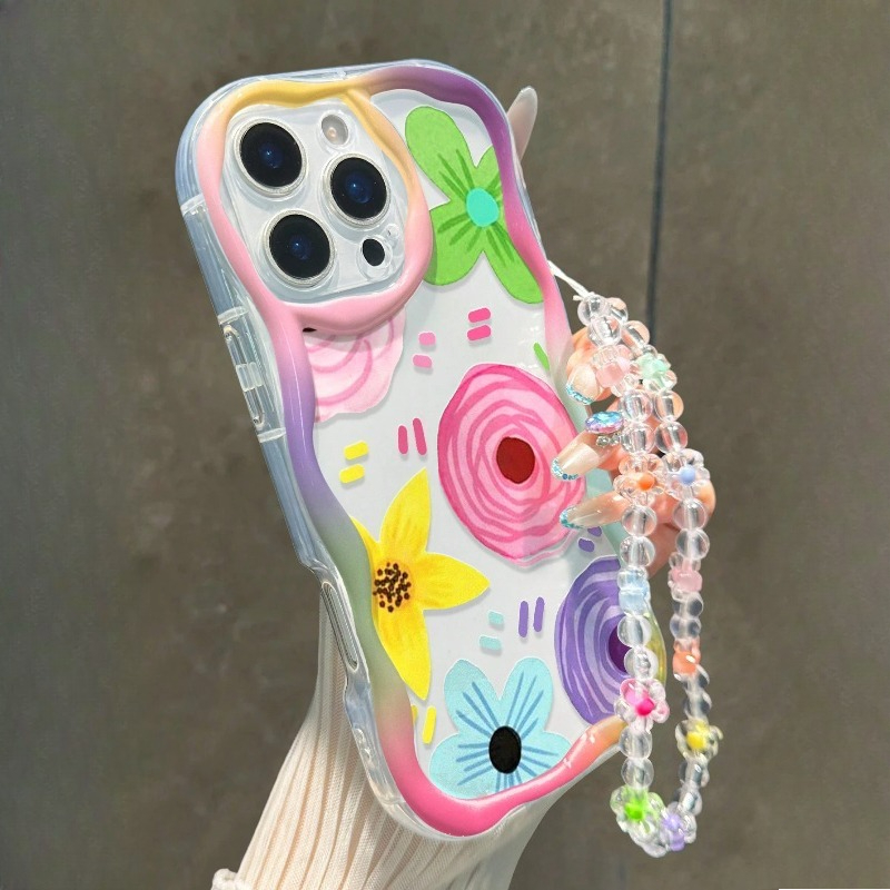 غطاء هاتف بنمط زهور متنوع وملو - مراجعة Phone Cases With Charms وسعره