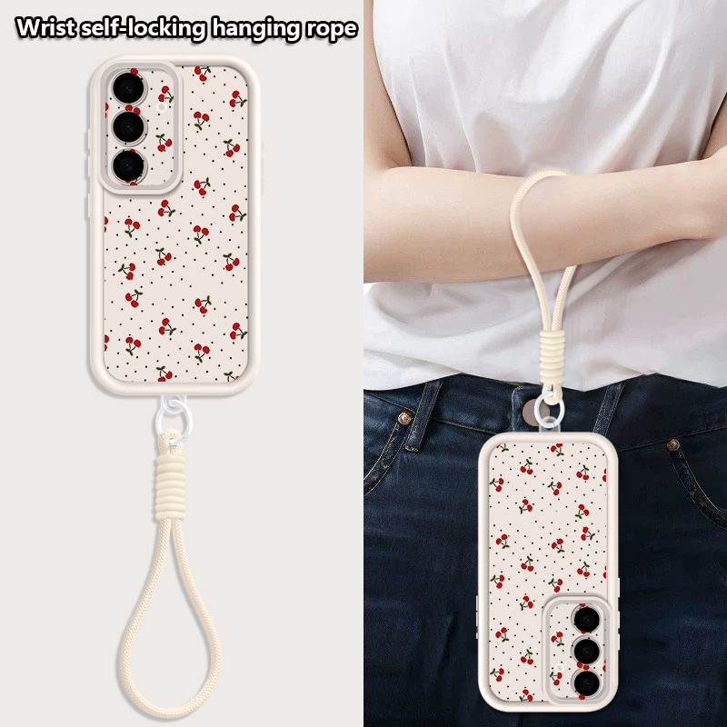 جراب هاتف بنمط الكرز الصغير مع - مراجعة Phone Cases With Loop وسعره