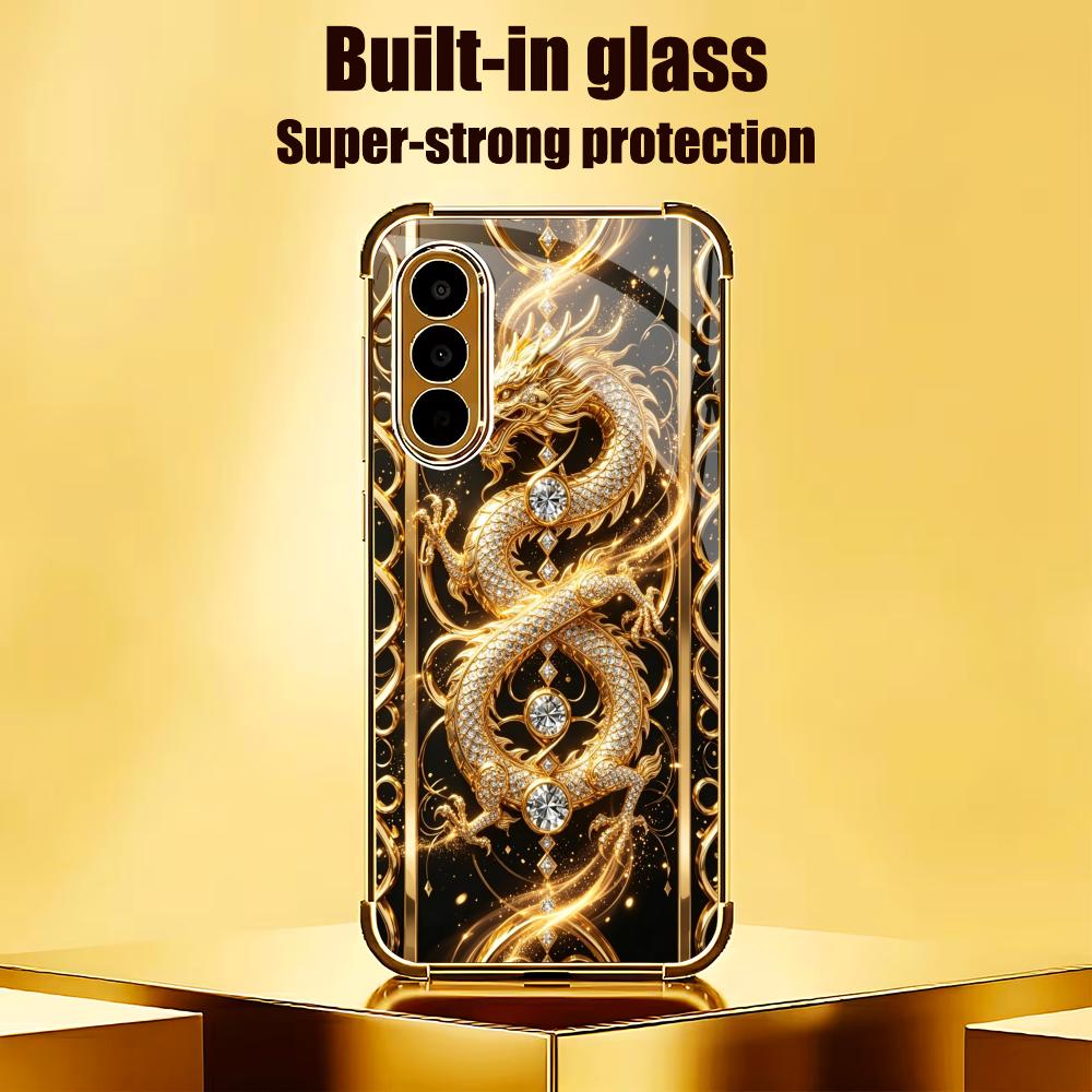 جراب هاتف فاخر بتصميم التنين ا - مراجعة Phone Cases Quad Lock وسعره