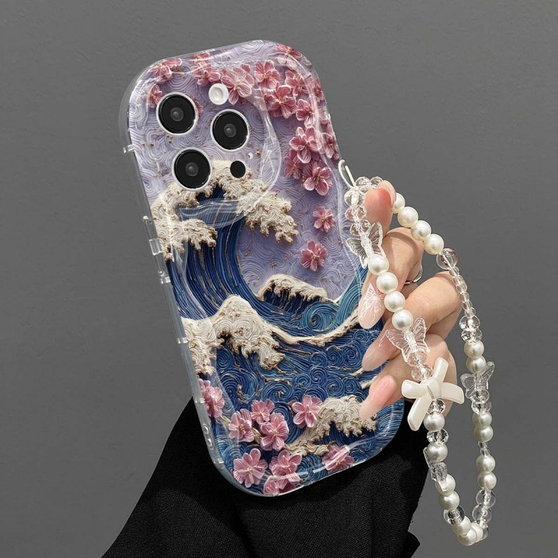 غطاء هاتف شفاف بتصميم موجي إبد - مراجعة Phone Cases With Charms وسعره