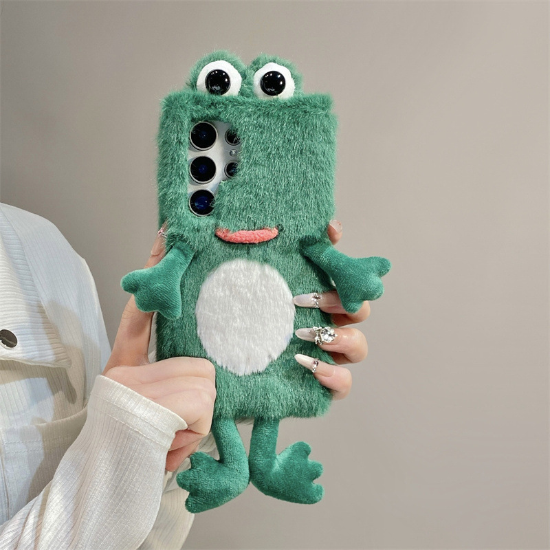 غطاء هاتف على شكل ضفدع مخملي،  - مراجعة Phone Cases Samsung Galaxy وسعره