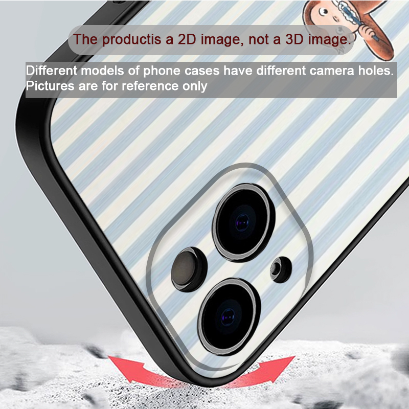 غطاء هاتف كرتوني مخطط على شكل  - مراجعة Phone Cases Xs وسعره
